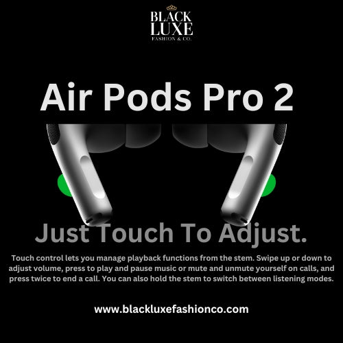 AirPods Pro 2 with 100% ANC working + Spatial Audio + GPS Tracking (Find My Device) With Digital Luxe Combo