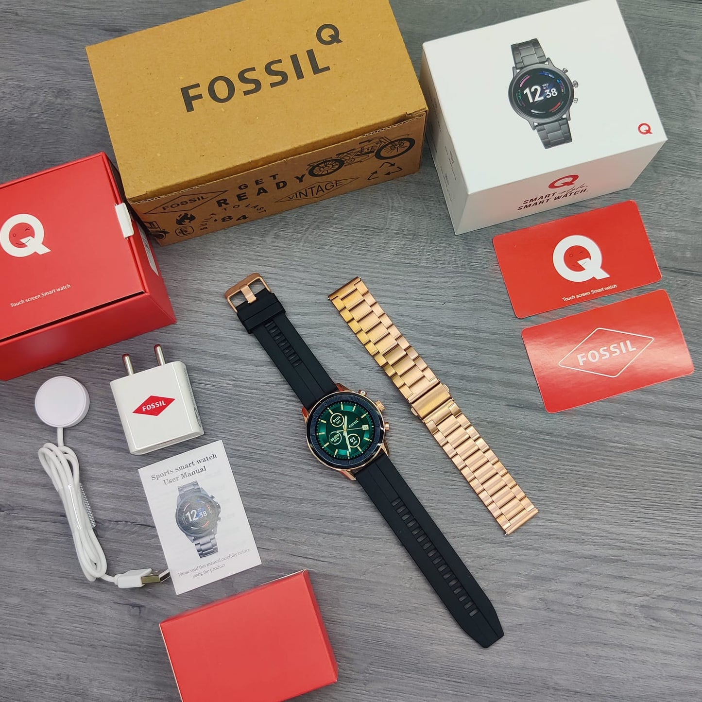 Fossil Q SmartWatch Steel Strap With Band Strap