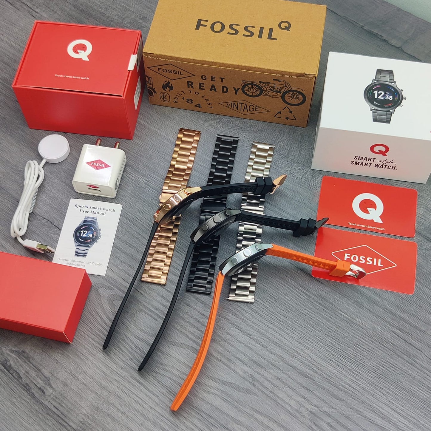 Fossil Q SmartWatch Steel Strap With Band Strap