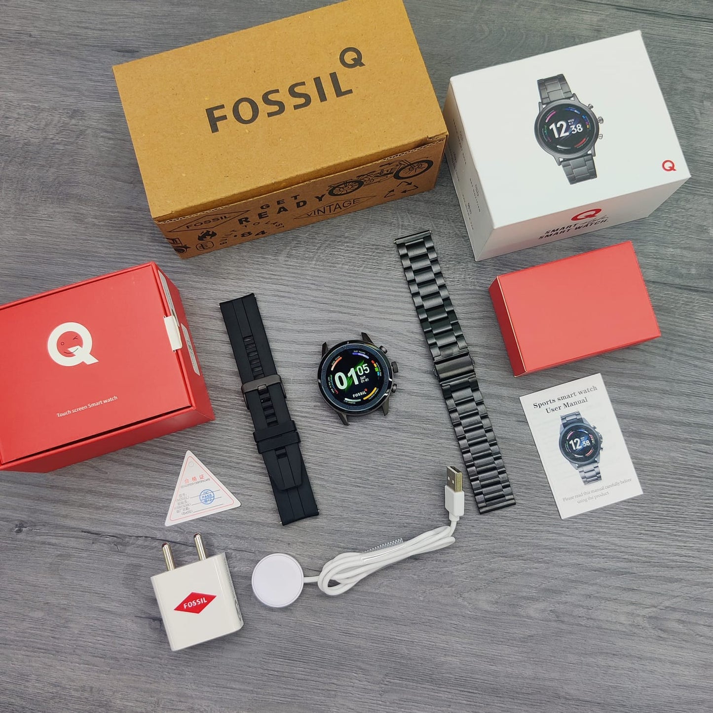 Fossil Q SmartWatch Steel Strap With Band Strap