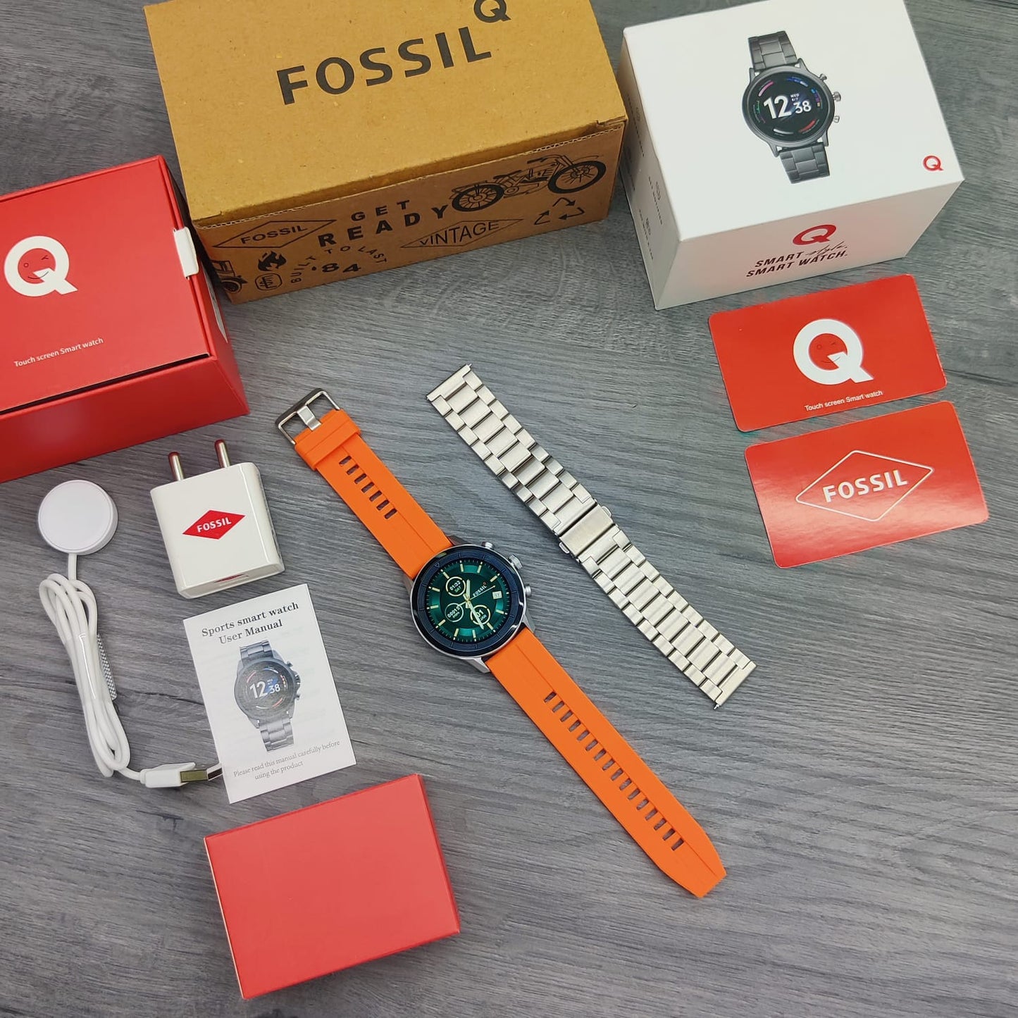 Fossil Q SmartWatch Steel Strap With Band Strap