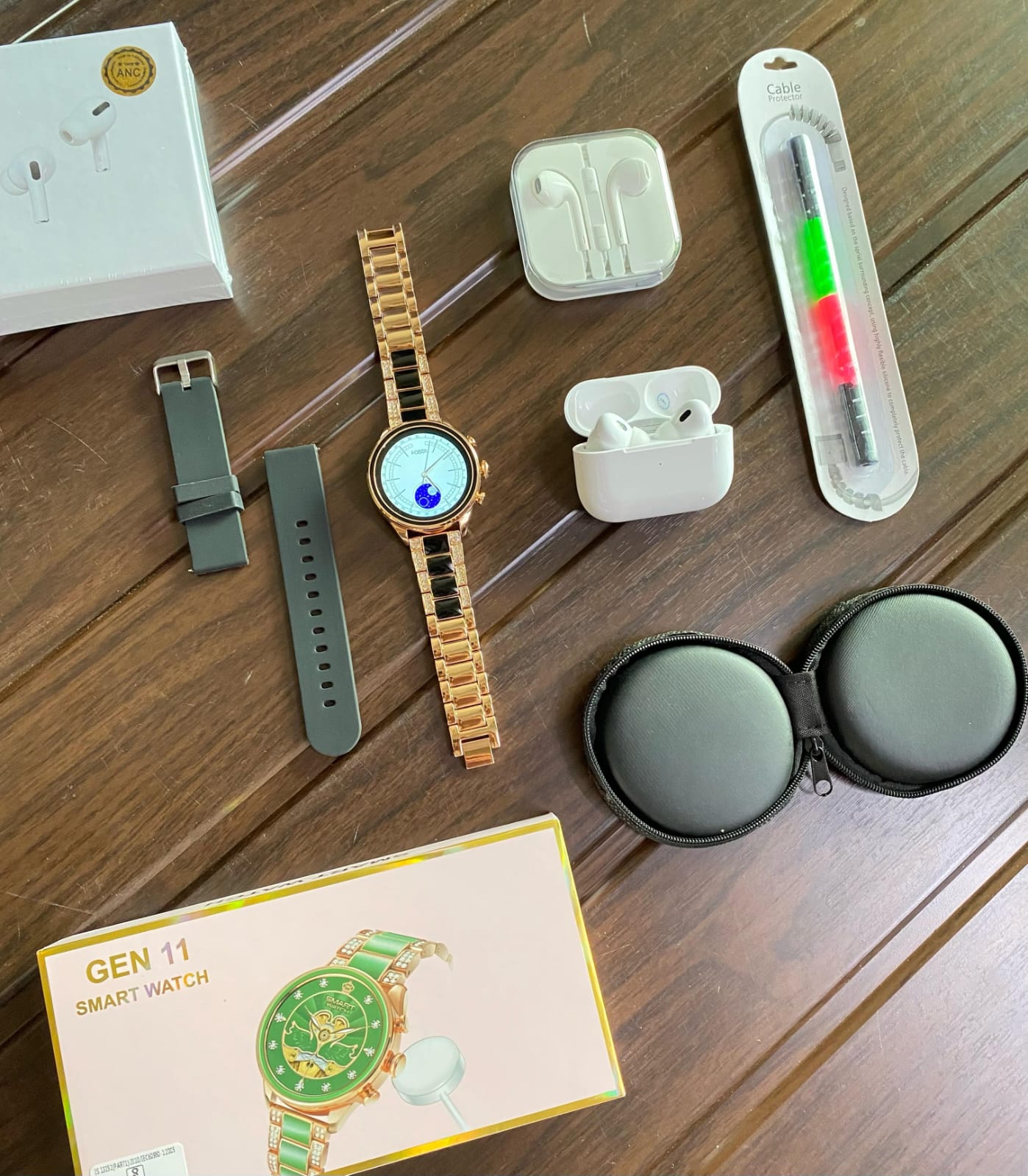 Gen 11 SmartWatch Trending Combo 6 in One