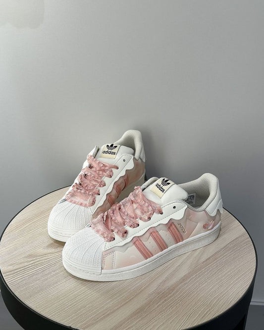 Adidas SuperStar Pink Coffee Girls Shoes