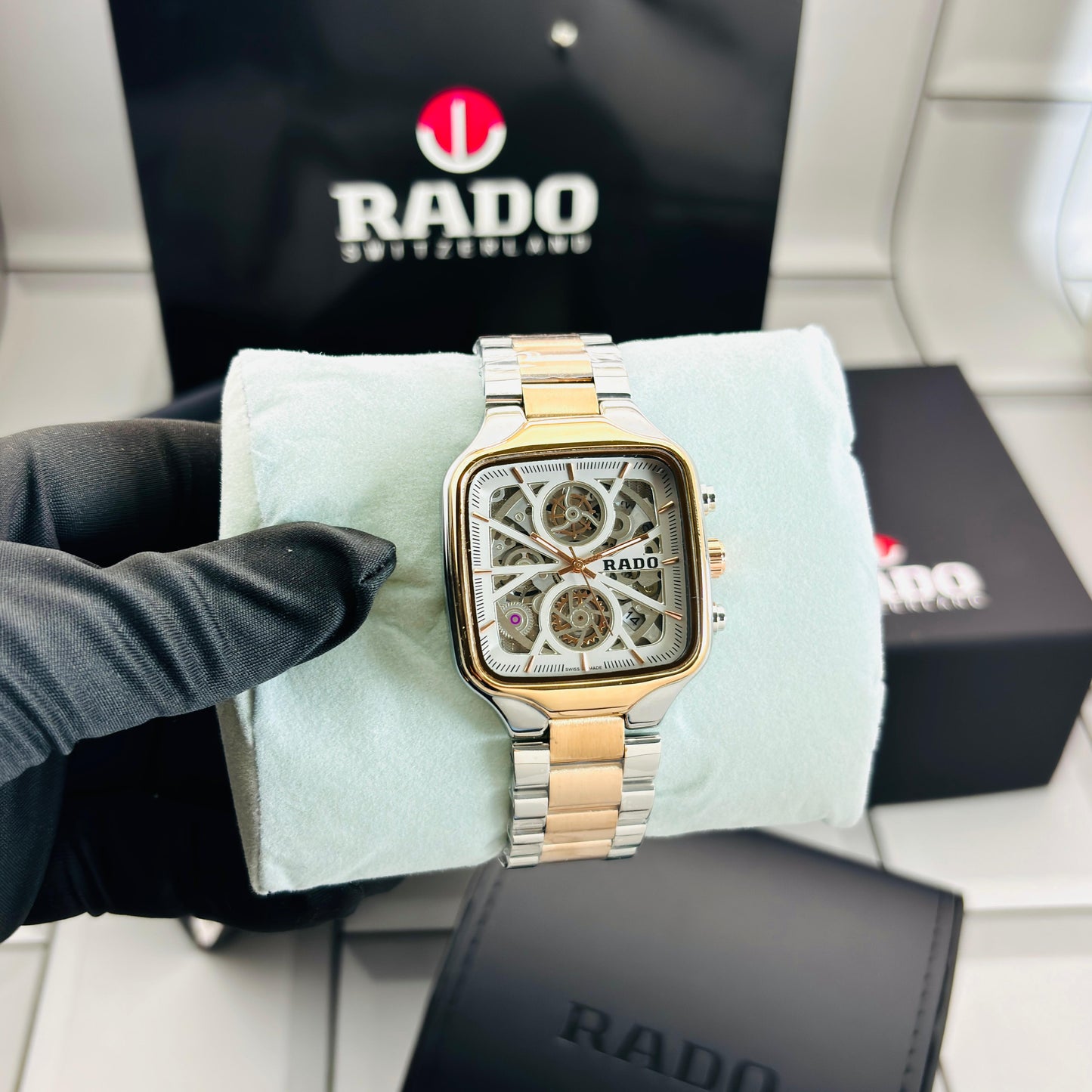 Rado True Square Open Heart Watch For Men