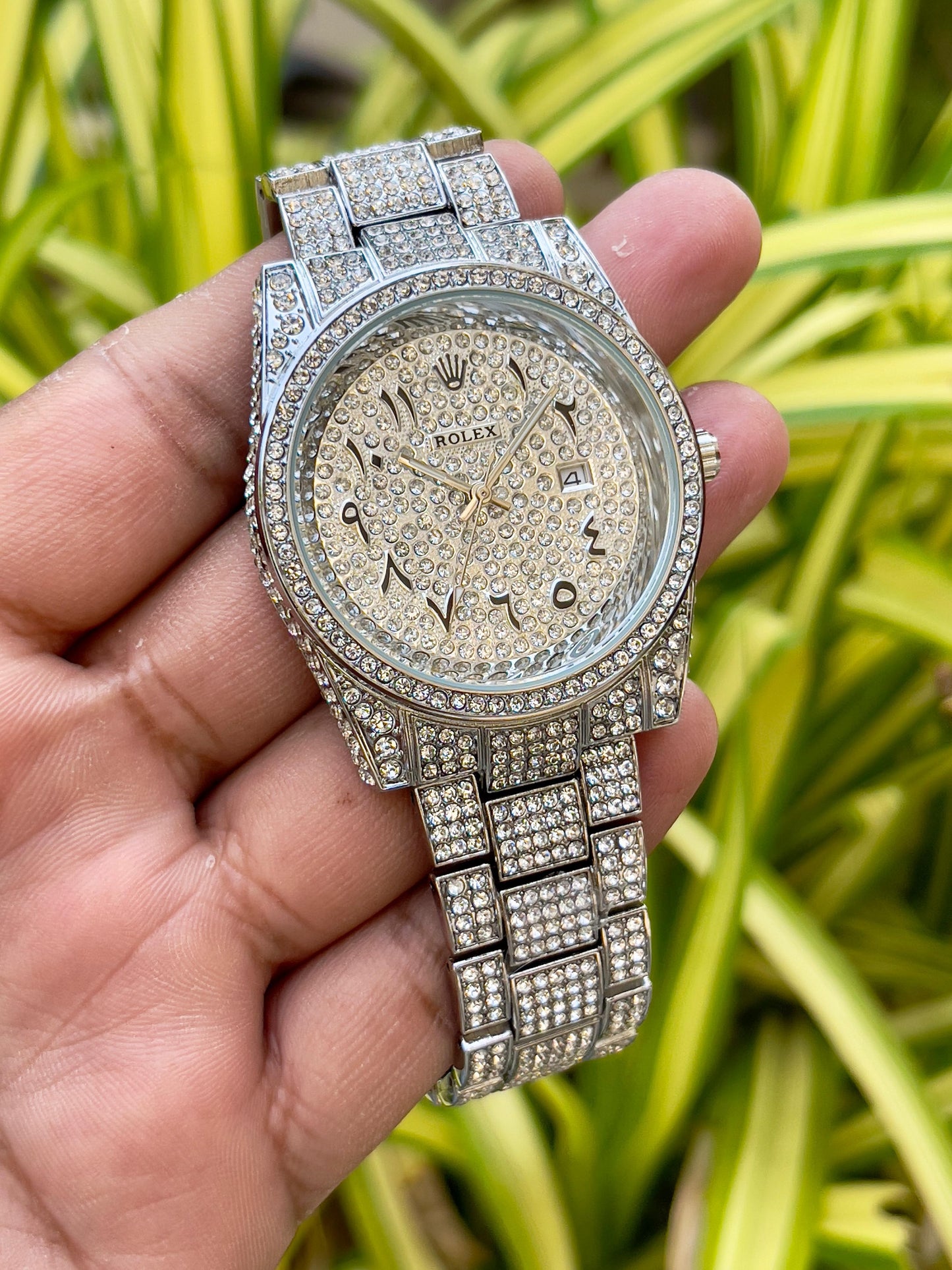 Rolex Diamond Dubai Edition Luxury Watch For Men