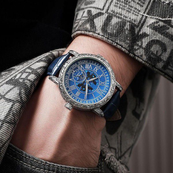 Patek Philippe Tourbillon Sun Moon Watch For Men