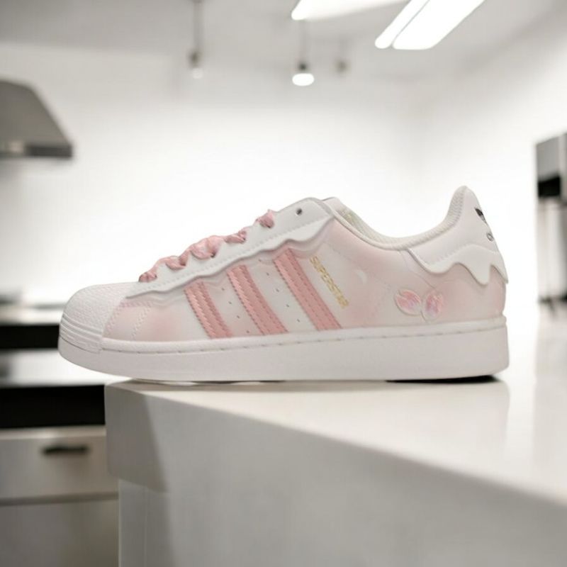 Adidas SuperStar Pink Coffee Girls Shoes