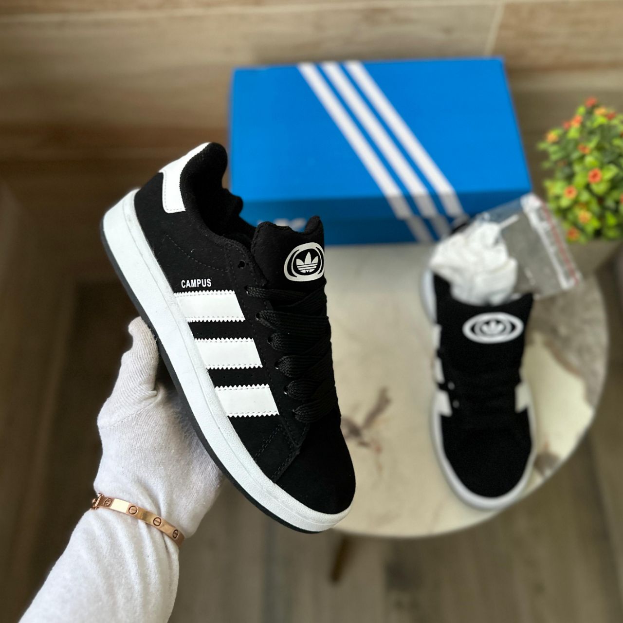 Adidas Campus Black Shoes