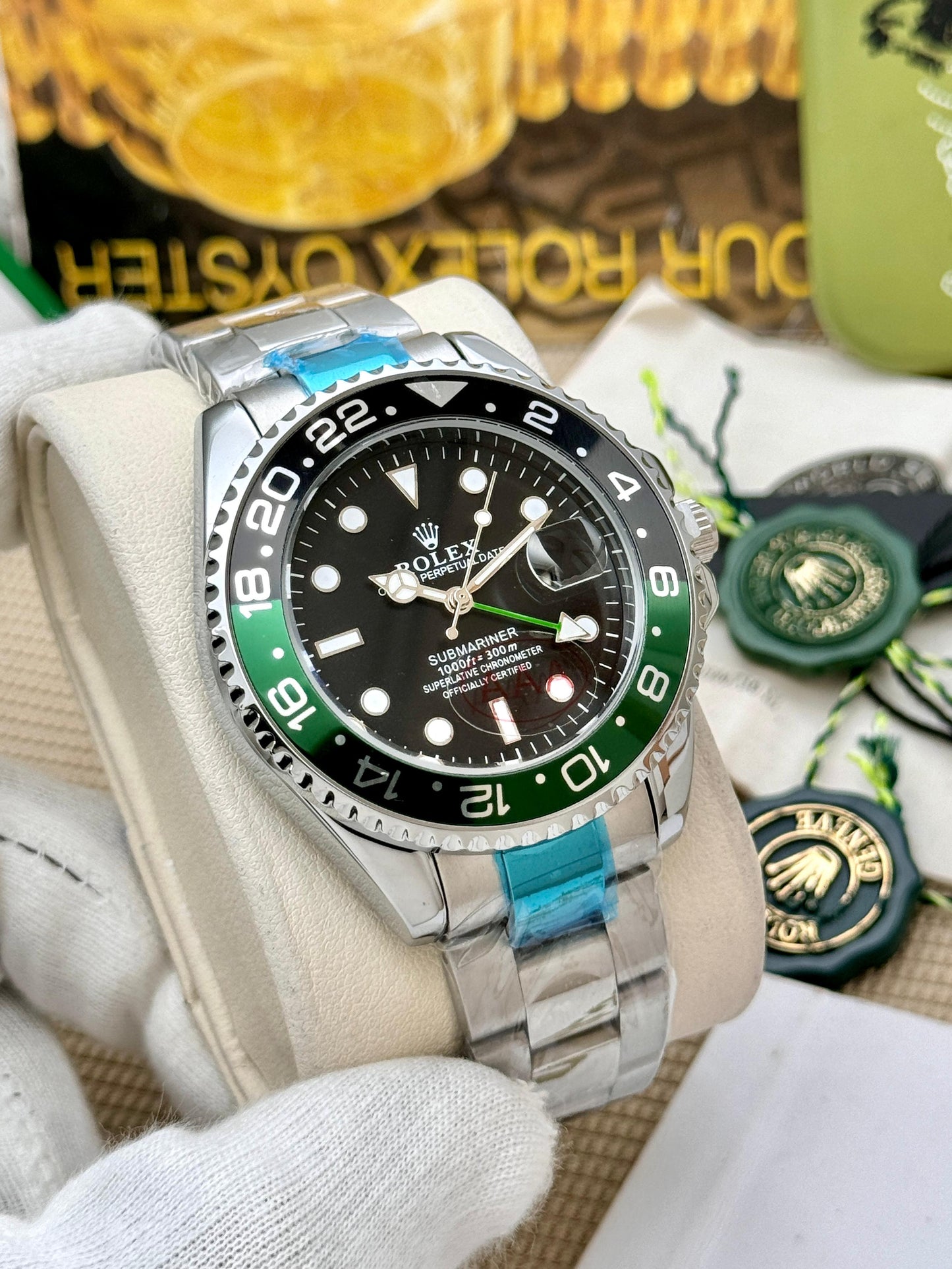 Rolex Submariner Superlative Chronometer Watch For Men